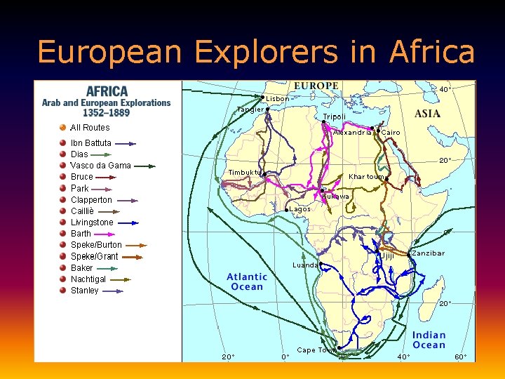 European Explorers in Africa 