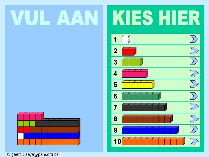 1 2 3 4 5 6 7 8 9 10 © geert. kraeye@pandora. be