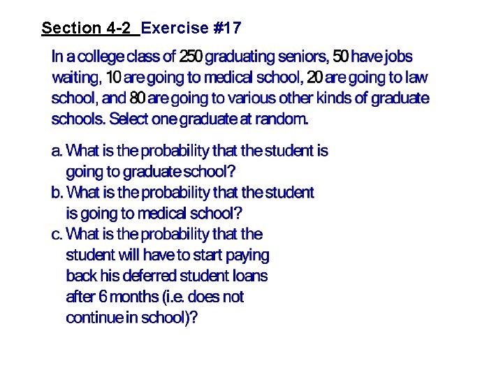 Section 4 -2 Exercise #17 Section 4 -2 Exercise #17