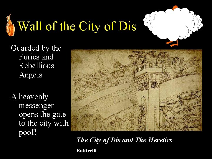 Wall of the City of Dis Guarded by the Furies and Rebellious Angels A