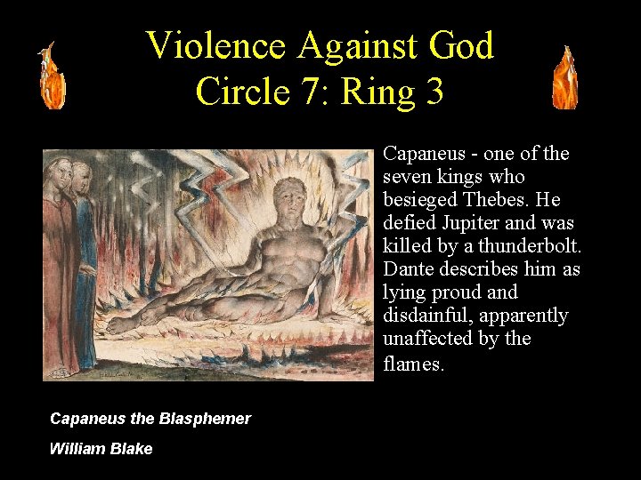 Violence Against God Circle 7: Ring 3 • Capaneus - one of the seven