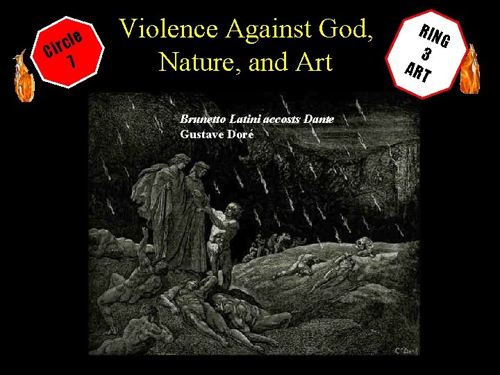 le c r Ci 7 Violence Against God, Nature, and Art Brunetto Latini accosts