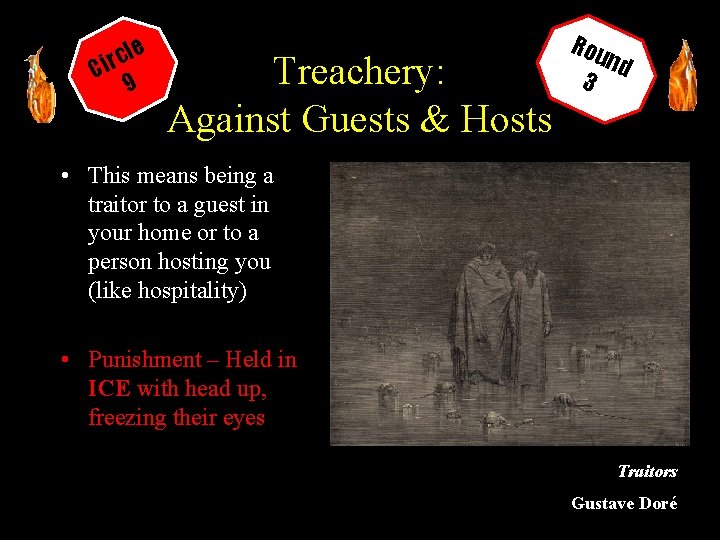 le c r Ci 9 Treachery: Against Guests & Hosts Rou 3 nd •