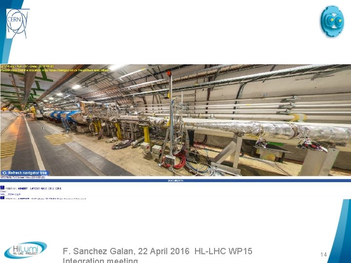 F. Sanchez Galan, 22 April 2016 HL-LHC WP 15 14 