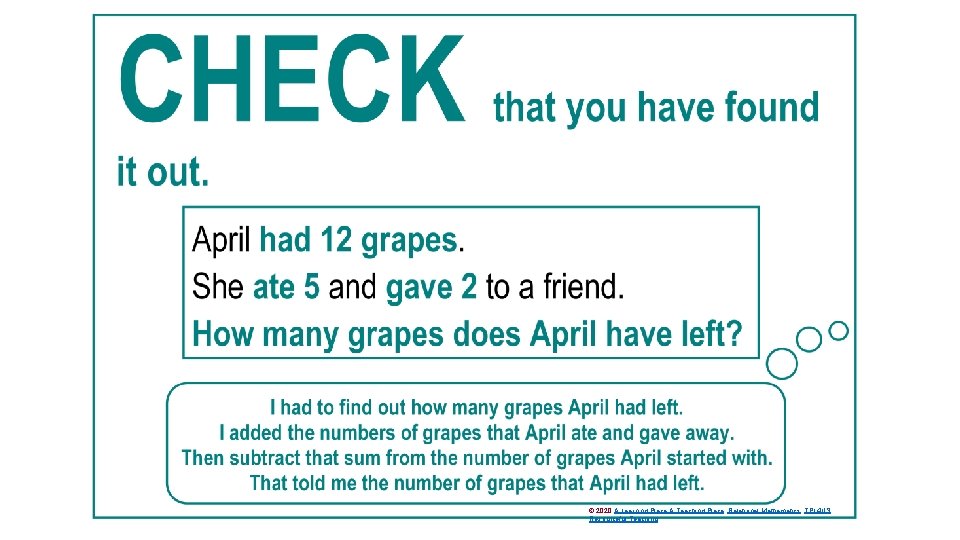 © 2020 A Learning Place A Teaching Place Relational Mathematics TPL 4 US Resourceful