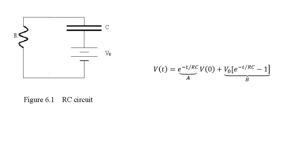 Figure 6. 1 RC circuit 