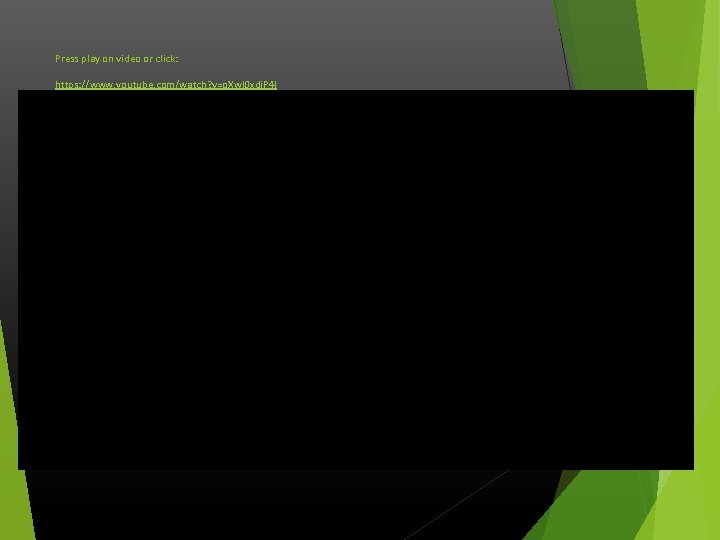 Press play on video or click: https: //www. youtube. com/watch? v=o. Xw. I 0