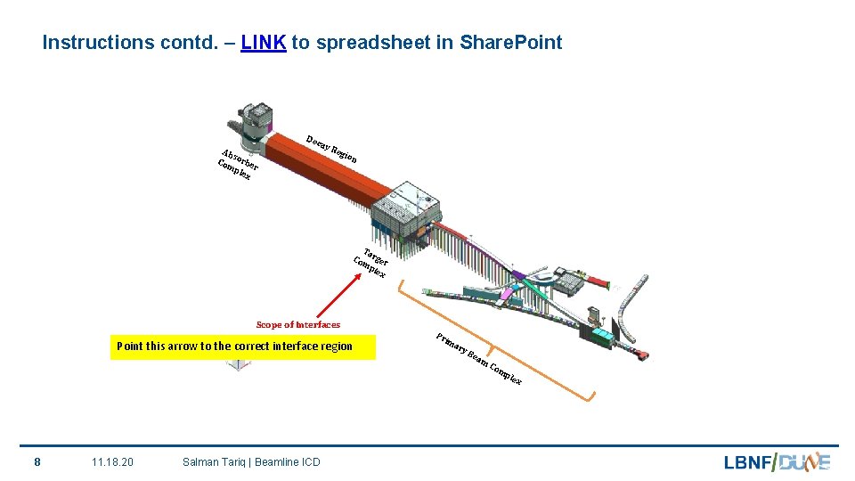 Instructions contd. – LINK to spreadsheet in Share. Point De Ab s Com orbe