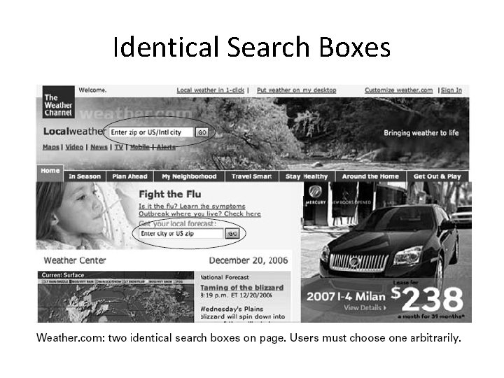 Identical Search Boxes 