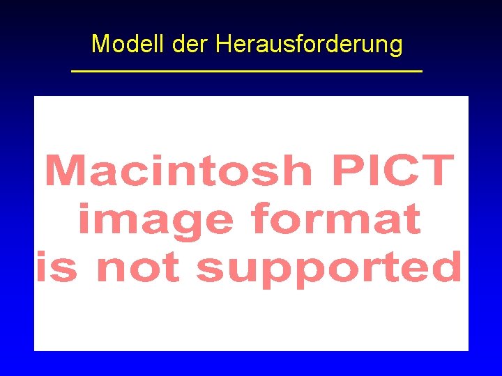 Modell der Herausforderung 