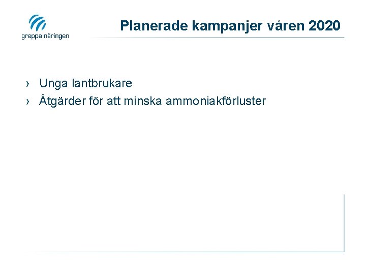 Planerade kampanjer våren 2020 › Unga lantbrukare › Åtgärder för att minska ammoniakförluster 