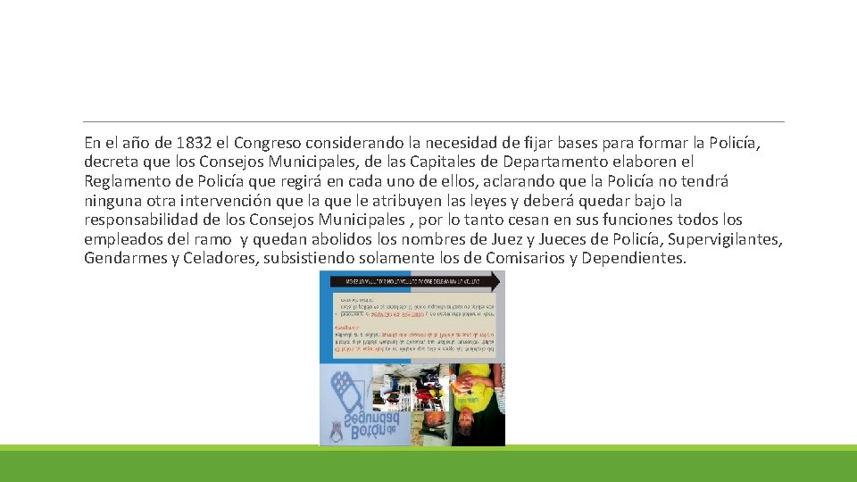 En el año de 1832 el Congreso considerando la necesidad de fijar bases para