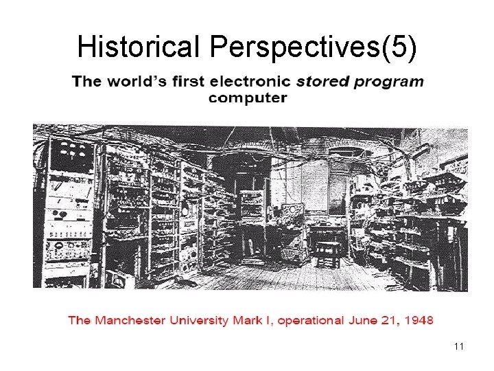 Historical Perspectives(5) 11 