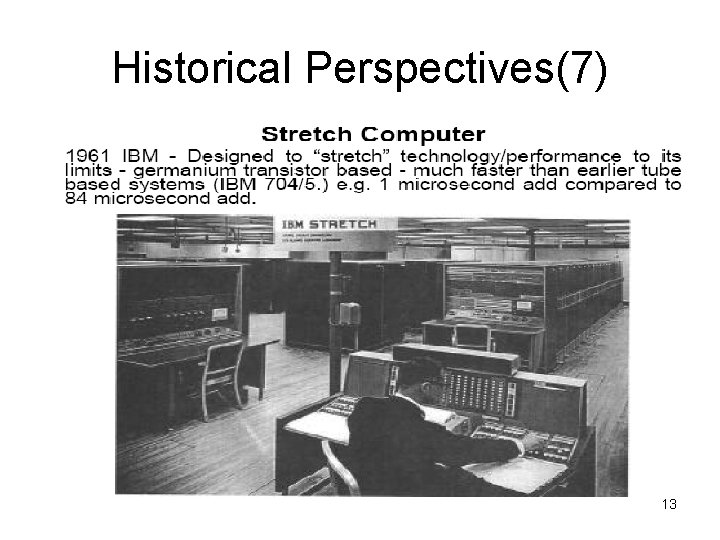 Historical Perspectives(7) 13 