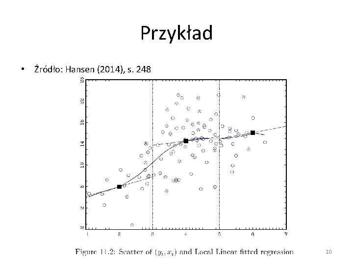 Przykład • Źródło: Hansen (2014), s. 248 10 