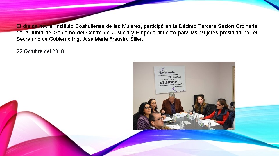 El día de hoy el Instituto Coahuilense de las Mujeres, participó en la Décimo