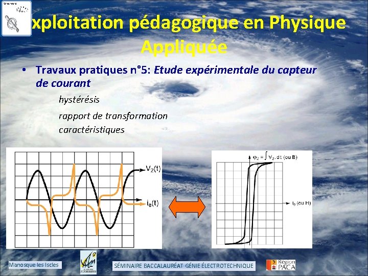 Exploitation pédagogique en Physique Appliquée • Travaux pratiques n° 5: Etude expérimentale du capteur