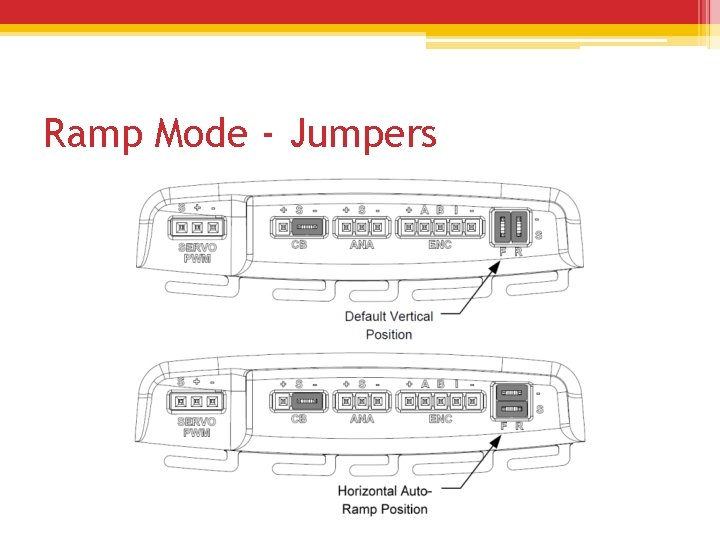 Ramp Mode - Jumpers Ramp Mode - Jumpers