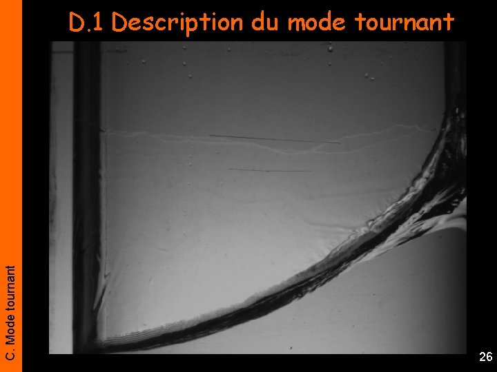 C. Mode tournant D. 1 Description du mode tournant 26 