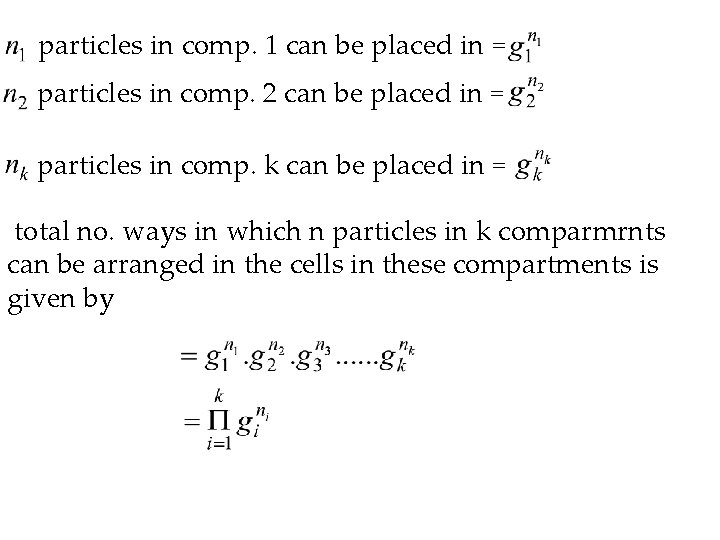 particles in comp. 1 can be placed in = particles in comp. 2 can