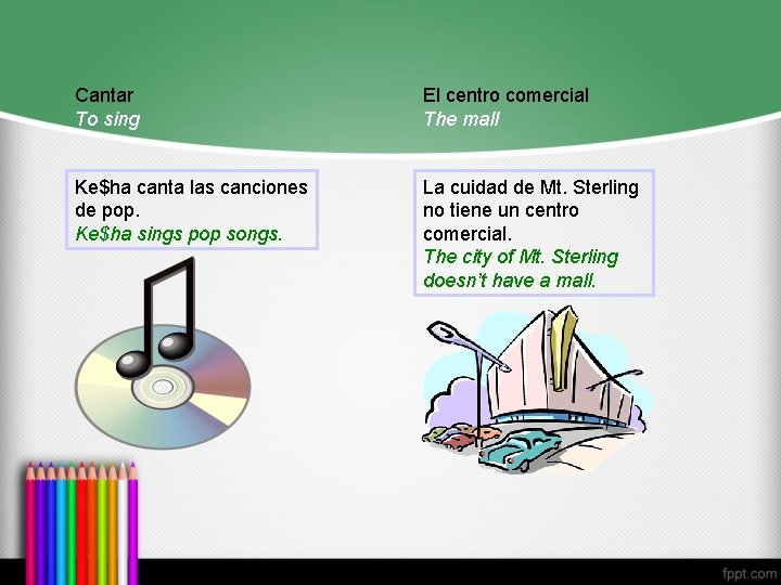 Cantar To sing El centro comercial The mall Ke$ha canta las canciones de pop.