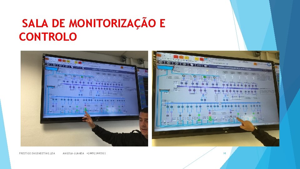 SALA DE MONITORIZAÇÃO E CONTROLO PRESTIGE ENGENEETING, LDA ANGOLA-LUANDA +244923445503 14 