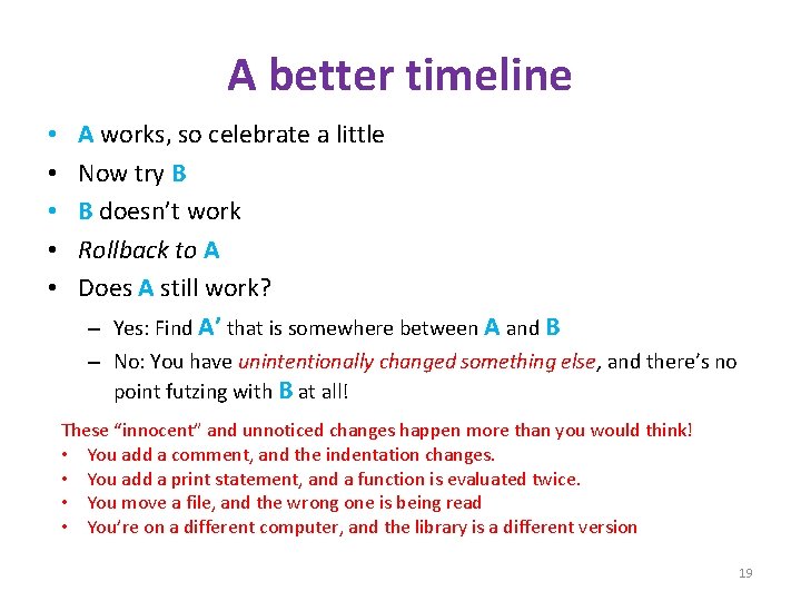 A better timeline • • • A works, so celebrate a little Now try