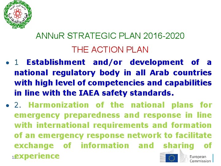 ANNu. R STRATEGIC PLAN 2016 -2020 THE ACTION PLAN 1 Establishment and/or development of