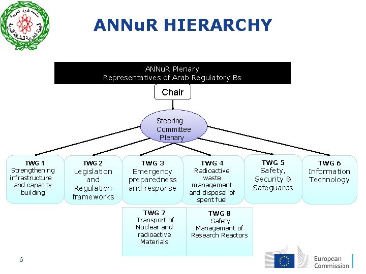 ANNu. R HIERARCHY ANNu. R Plenary Representatives of Arab Regulatory Bs Chair Steering Committee