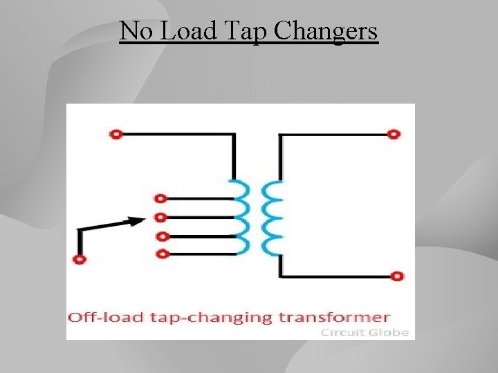 No Load Tap Changers 