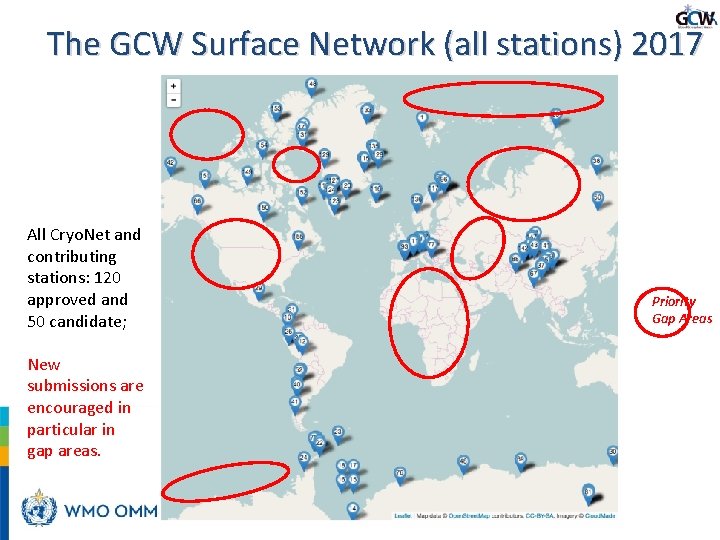 The GCW Surface Network (all stations) 2017 All Cryo. Net and contributing stations: 120