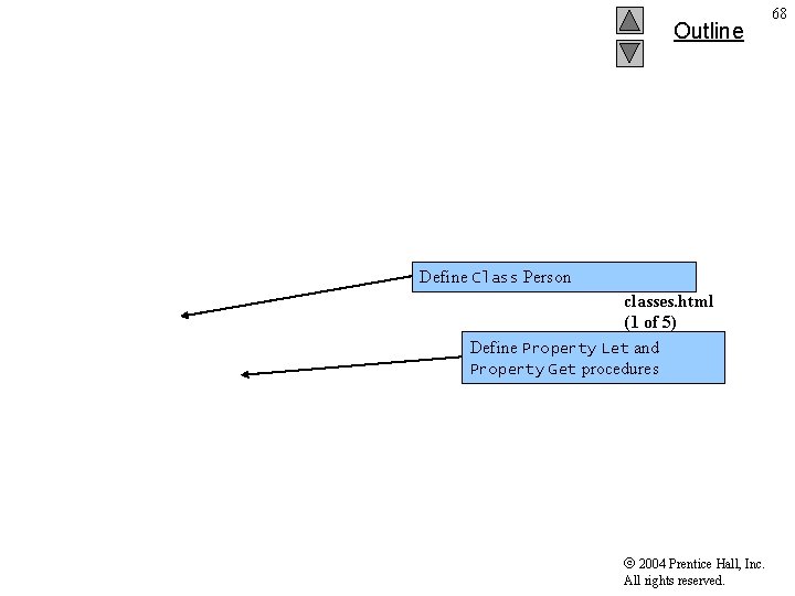 Outline Define Class Person classes. html (1 of 5) Define Property Let and Property