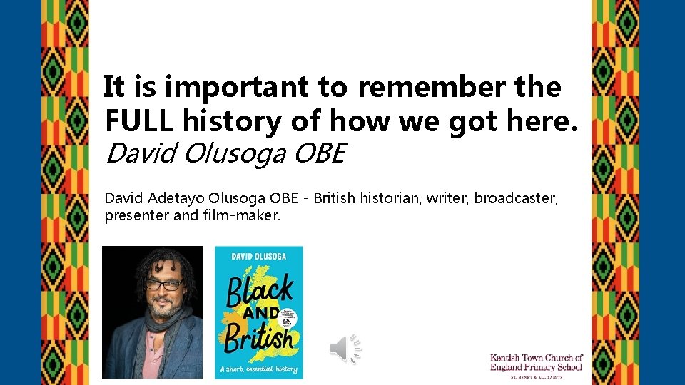 It is important to remember the FULL history of how we got here. David