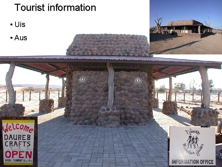 Tourist information • Uis • Aus 