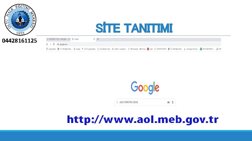 SİTE TANITIMI 04428161125 