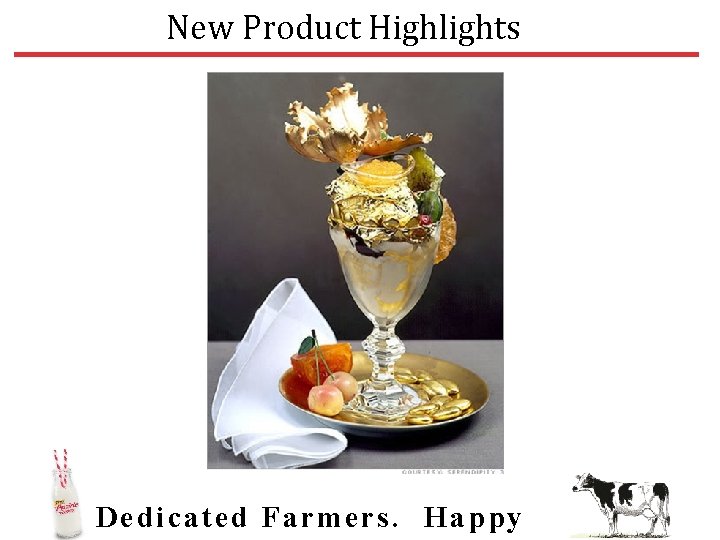 New Product Highlights Dedic ated Farmers. Happy 