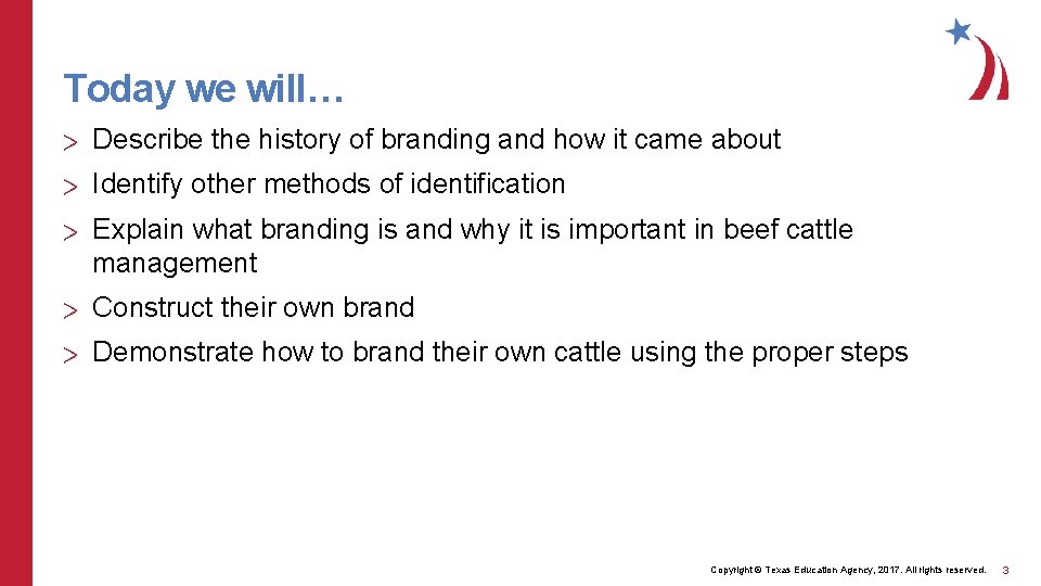 Today we will… > Describe the history of branding and how it came about