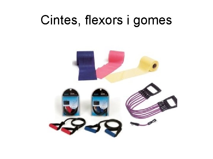 Cintes, flexors i gomes 