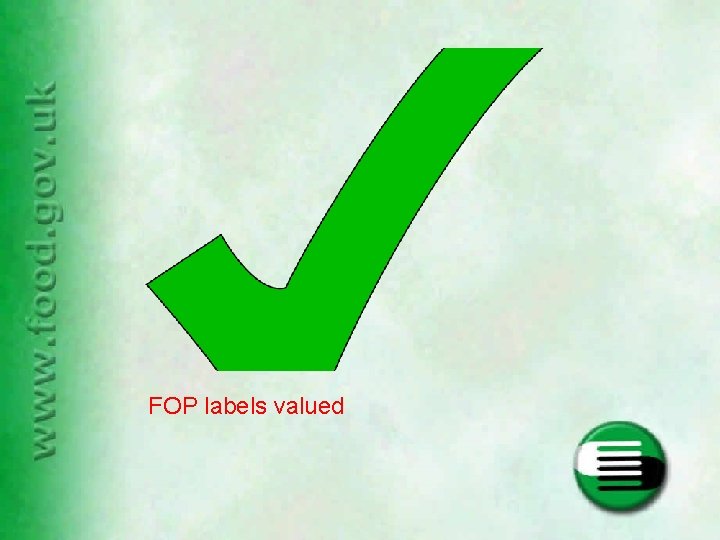 FOP labels valued 