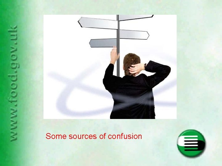 Some sources of confusion 