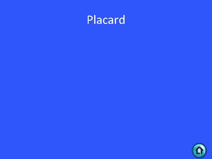 Placard 