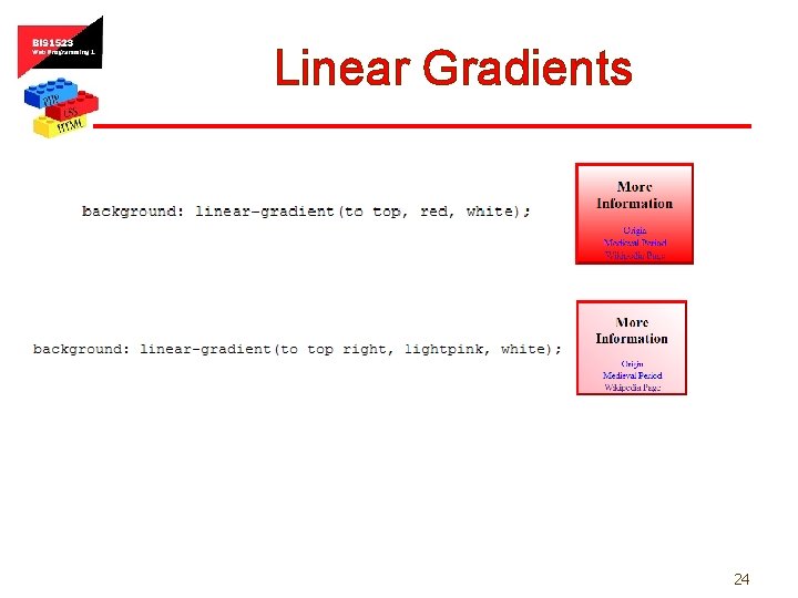 Linear Gradients 24 