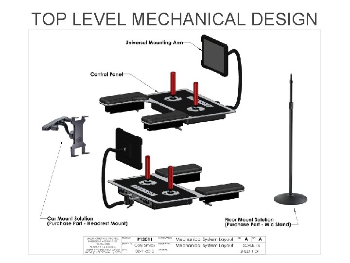 TOP LEVEL MECHANICAL DESIGN 