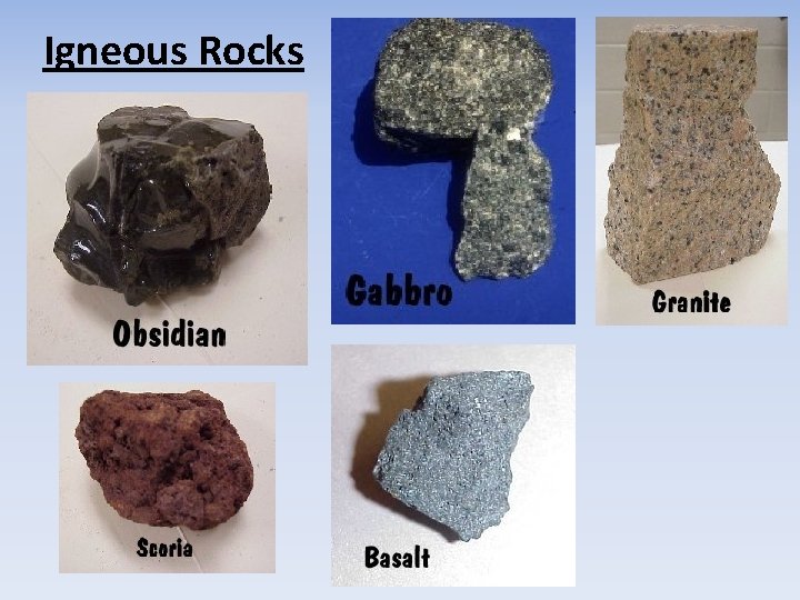 Igneous Rocks 