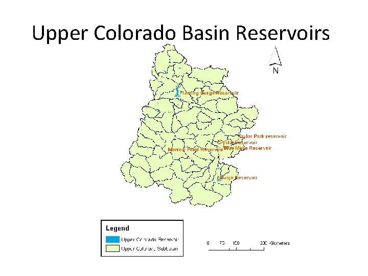 Upper Colorado Basin Reservoirs 
