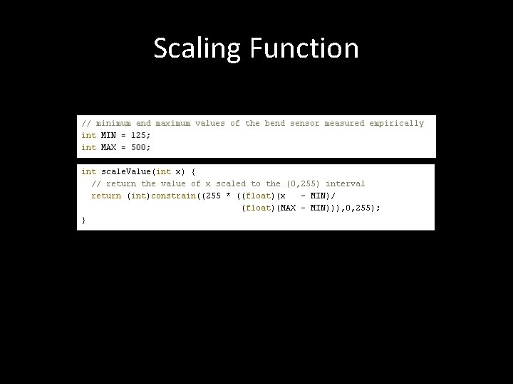 Scaling Function Scaling Function