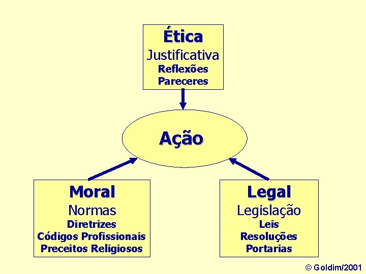 Ética Justificativa Reflexões Pareceres Ação Moral Normas Diretrizes Códigos Profissionais Preceitos Religiosos Legal Legislação