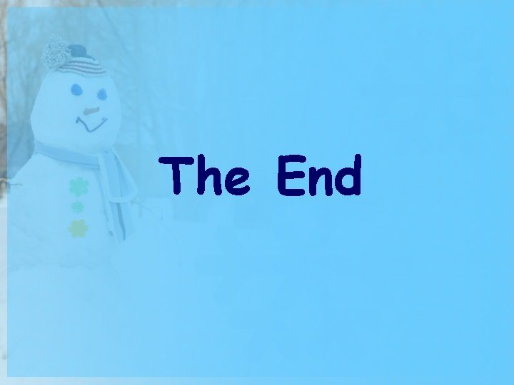 The End 