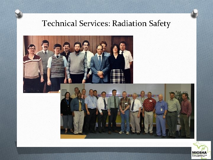 Technical Services: Radiation Safety 