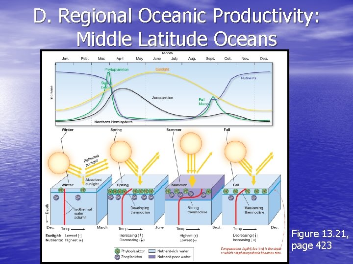 D. Regional Oceanic Productivity: Middle Latitude Oceans Figure 13. 21, page 423 